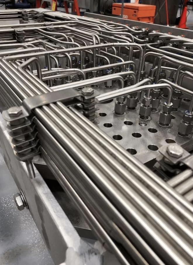 titanium piping for petrochemical plants