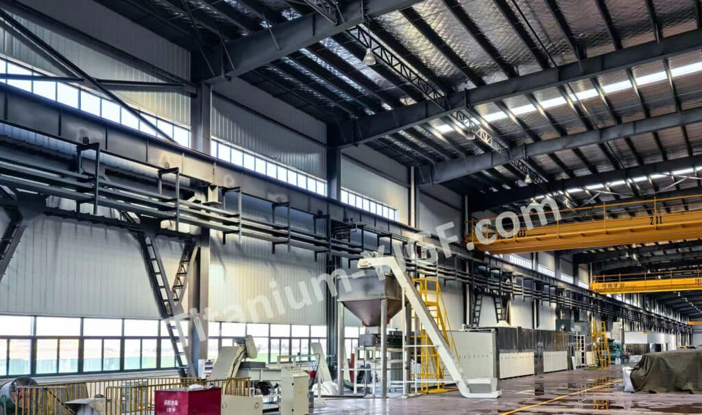 YJGF titanium raw and scrap material recycling system